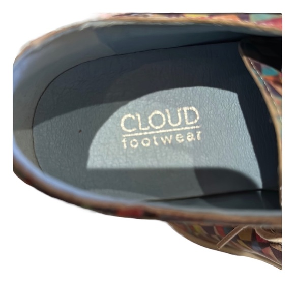 CLOUD FOOTWEAR geometric bright colored sneakers, 38 EU, VGC - Picture 7 of 10